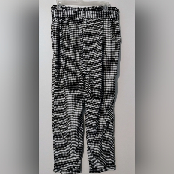 Black and White Houndstooth Trousers - Picture 3 of 4